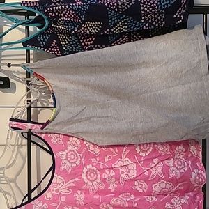 3 pkg tank tops gray Tommy Hilfiger others roxy
